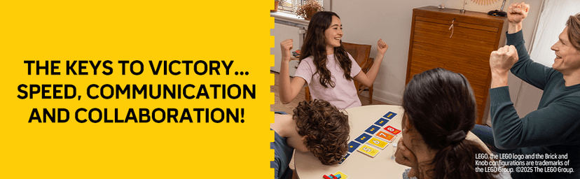 Asmodee Brick Like This! The Official Lego Party Game - A Fast, Fun Building Game for Families, Kids, Teens & Adults, Ages 7+, 2-8 Players, 15 Minute Playtime