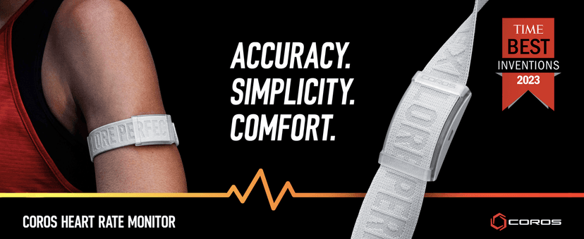 COROS Heart Rate Monitor, Comfort, Easy to wear, Auto-wear Detection, Advanced Sensor, Precise Data, Bluetooth, 38 Hours Battery Life, Connects up to 3 Devices at Once