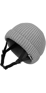 Helmet Beanie. Multi-Sport Low Profile Helmet Hat for Snowboarding, Skiing & More. Waterproof Impact Liner. Adjustable Strap. Unisex. One Size Fits All
