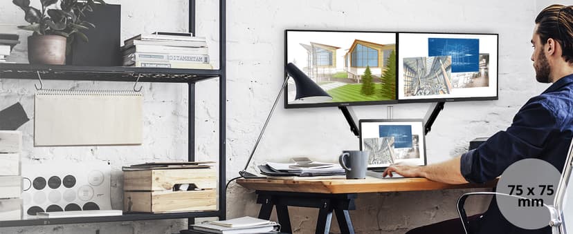 ViewSonic VS2247-MH 22 Inch 1080p Monitor, 100Hz Refresh Rate for Smooth Home and Office Viewing, Eye Care Technology, Thin Bezels, HDMI, and VGA Inputs