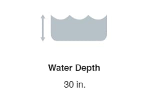 Intex 14.75' x 86" x 33" Rectangular Frame Above Ground Outdoor Backyard Swimming Pool with Flow Control Valve for Quick Draining, Blue - Pool Only