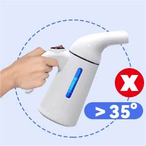 Blesgam Steamer for Clothes 700W, Fast Heat-up in 40S, 120ML Water Tank, 25g/min Strong Penetrating Steam, Portable Clothes Steamer Iron for Travel and Home(GY169)