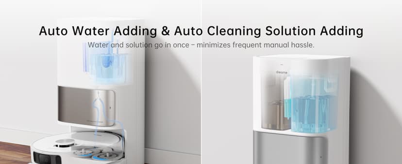 dreame L10s Ultra Robot Vacuum and Mop Combo, Auto Mop Cleaning and Drying, Self-Refilling and Self-Emptying Base for 60 Days of Cleaning, 5300Pa Suction and AI Navigation, Compatible with Alexa