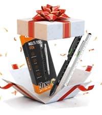 Birthday Gifts for Mens, 9-1 Multi Tool Pen, Mens Gift for Him Dad Husband, Anniversary Christmas Gift for Him, Cool Gadgets KEZKALS Gifts for Men 9 in 1 Multitool Pen Stocking Stuffers for Men Adults B09QM6GZ4R