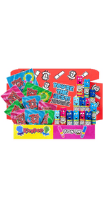 Christmas Candy Variety Pack, 18Ct Assorted Lollipops, Bulk Individually Wrapped Ring Pop, Push Pop, Baby Bottle Pop & Juicy Drop, Birthday Party Favors, Stocking Stuffers, Candy Bowls, Kids Gifts