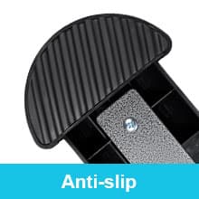 Mini Exercise Bike, himaly Under Desk Bike Pedal Exerciser Portable Foot Cycle Arm & Leg Peddler Machine with LCD Screen Displays