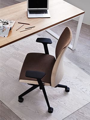 Kuyal Clear Chair mat for Hard Floors 36 x 48 inches Transparent Floor Mats Wood/Tile Protection Mat for Office & Home (36" X 48" Rectangle)