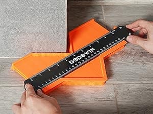 dodowin Contour Gauge Tool,Fathers Day Gifts for Men Birthday Dad Husband Him, Super Gauge Shape Outline Tool for Woodworking, Flooring Measure Tools,Anniversary/Boyfriend Gift