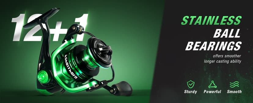 Ghosthorn Fishing Rod and Reel Combo Graphite Telescoping Fishing Pole Portable Travel Kit with Carrier Bag for Freshwater Saltwater