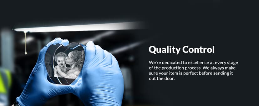 ArtPix 3D Crystal Photo, Personalized Gifts for Women, Wife, Men, Mom, Father, Her, Him, Dad, Grandpa, Great Customized Gift with Your Own Photo, Custom Glass 3D Laser Etched Picture Wedding - Heart