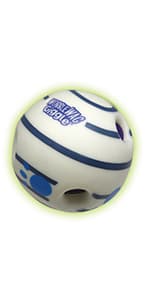 Wobble Wag Giggle Ball | Rolling Enrichment Toy for Fun Playtime, Interactive Play for Indoor or Outdoor, Keeps Dogs & Puppies Large, Medium or Small Busy & Moving, As Seen on TV | Pack of 1