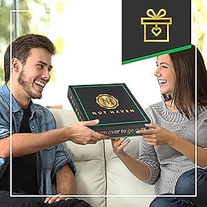 Holiday Christmas Dried Fruit & Nuts Gift Basket - Fresh Dried Fruit & Nuts Gift Basket - Assorted Food Gift Box for Christmas, Holiday, Family, Sympathy, Men & Women.