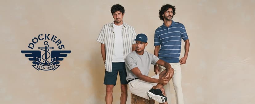 DOCKERS mens Braided Belt