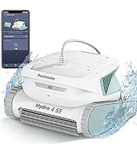 Hydro3 Robotic Pool Cleaner, 150W Cordless Pool Vacuum for Inground/upground Pool Max 861-1070 sq.ft, 200mins Runtime, 2xBrushless-Motor, 4.1L Filter Basket, Wall Climbing/Waterline Clean
