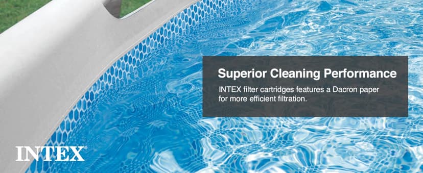 Intex Swimming Pool Easy Set Filter Cartridge Replacement - Type H (4 Pack)