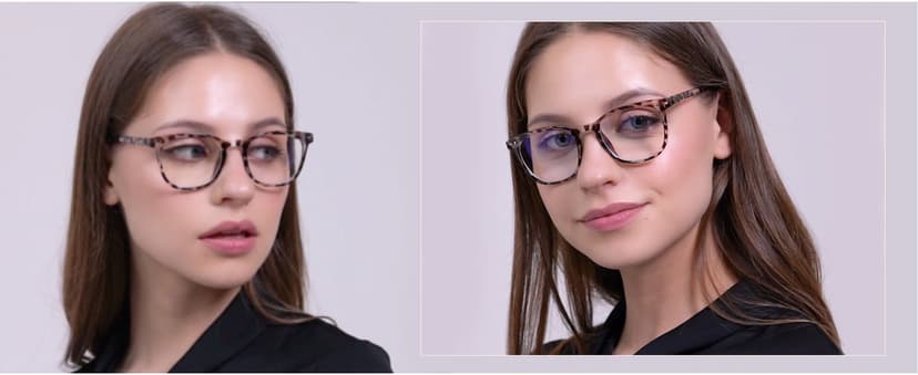 ANDWOOD Blue Light Blocking Glasses Women Men Computer Small Face Clear Bluelight Blocker Eyeglasses Frame