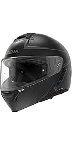 Sena Phantom and ANC Full Face Smart Motorcycle Helmet with Integrated Communications, LED Lighting, and 2nd Generation Sound by Harman Kardon