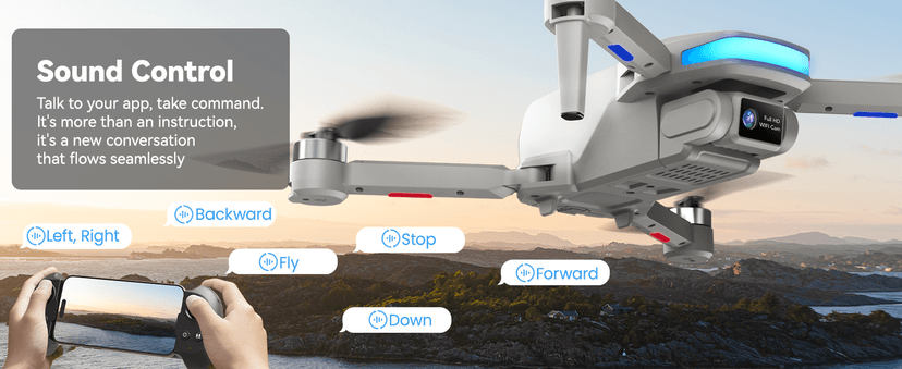 SIMREX 4K FPV Drone with Brushless Motor for Beginners & Teens — 40-Min Flight, Optical Flow Positioning, Gesture Control & VR Mode, Foldable Camera Drone Gift for Kids Ages 8+(Gray)