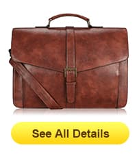 ESTARER Men Messenger Bag 17-17.3 Inch Laptop Bag Water-resistant Canvas Computer Shoulder Bag Briefcase for Work College Travel, Grey