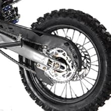 HHH DB X18 125CC Dirtbike Apollo RFZ Racing Gas Dirt Bike with Twin Spare Heave Duty Steel Frame Big Tires 17/14 inch 4 Speed Dirtbike for Youth Adult Vitacci Dirtbike