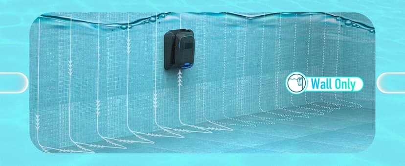 (2026 Upgraded) Robotic Pool Cleaner, Cordless Pool Vacuum for Inground & Above Ground Pools, 120-Min Battery Life, 5000 GPH Suction, Cleans Floor/Wall/Waterline, for Up to 1800 Sq.Ft Pool,Deep Black.