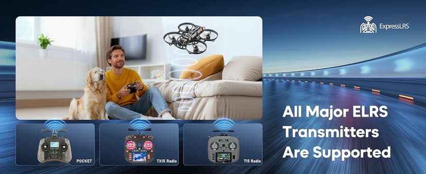 R8 ELRS Brushless Whoop Quadcopter, Ultralight 1S 80mm Micro FPV Drone BNF with 6 Port Battery Charger,2 Batteries Fly12 Mins for FPV Freestyle Racing Indoor Outdoor,FOV160°,Matrix G4 5IN1 FC,0802 20000KV Motor