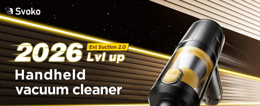 Handheld Vacuum Cleaner 21000Pa Suction with Brushless Motor, 4-in-1 Portable Mini Car Vacuum with 2 Suction Modes, Cordless Vacuum with LED Light, Type-C Charge for Car, Office Desk, Keyboards