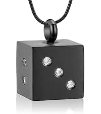 Stainless Steel Memorial Necklace Keepsake Pendant Ash Holder for Pet Human Urn Jewelry Funeral Memorial Gift with Fill Tool Hearbeingt Knife Dagger Urn Necklaces for Men Cremation Jewelry for Ashes B076WW6TZR