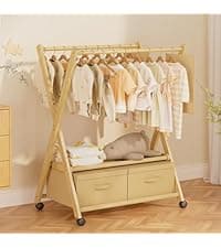 Amazer Guitar Stand, Guitar Rack for Acoustic, Bass, Electric Guitar, Multi Guitar Display Stand Adjustable Bamboo Guitars Holder, Multiple Guitar Stands Floor, for Home Music Studio