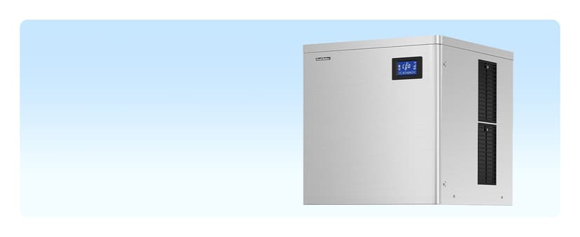 Real Relax Commercial Ice Maker 440 lbs/24H with 330 lb Storage Bin, ETL Approved Commercial Ice Machine with Automatic Self-Cleaning, LCD Display – for Restaurant, Bar, Hotel, Café
