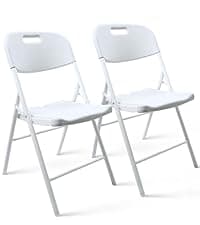 6 Pack Folding Chair, 600 lb Weight Capacity,Indoor/Outdoor Heavy Duty Foldable Chairs for Restaurants, Kitchens, Picnics, Races, Parties & Weddings. (6, Black)