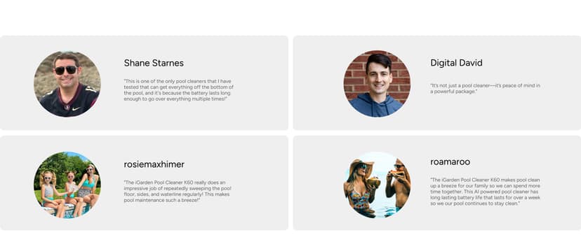 (2026 Upgrade) iGarden Pool Cleaner K60, 6H Cordless Robotic Pool Vacuum for Inground & Above Ground Pools, AI Timer, Smart Navigation, Floor, Walls&Waterline Scrubber, Touchscreen, Auto-Parking