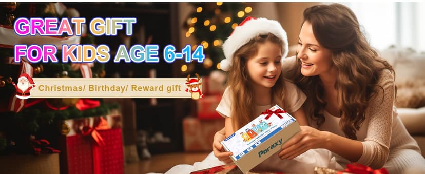 Poraxy 4 in 1 STEM Kits for Kids Age 8-10, Science STEM Projects for Kids 8-12, 3D Puzzles, Educational Craft Building Toys 8-13, Christmas Birthday Gifts for Girls Boys 6 7 8 9 10 11 12 13 Year Old