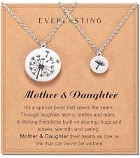 Shonyin Dainty Heart-felt Infinity Heart Necklace for Mother Daughter Girlfriend Soulmate Grandma Granddaughter Bonus Mom Bonus Daughter Mother-in-law Friend
