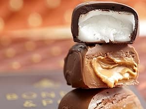 Chocolate Gift Basket, Candy Food Arrangement Platter, Gourmet Snack Box, Holiday Present Idea, Corporate Him & Her, Men Women Sympathy Family Parties & Get Well- Bonnie & Pop