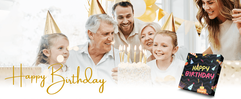 HAPPYPOP 50TH 60TH Birthday Gift Ideas - Men Birthday Socks for 50 60 Year Old Man Dad Him