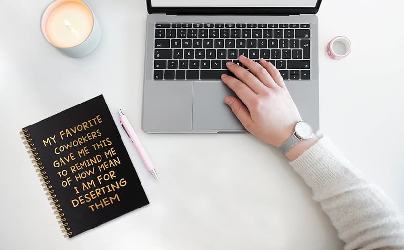 My Favorite Coworkers Gave Me This Hardcover 160 Pages Spiral Notebook, Funny Coworker Leaving Gifts, Sarcastic Farewell Gifts, Goodbye Gifts for Coworker, Coworker Birthday Gift, New Job Gifts