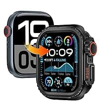 Goton 2 in 1 Waterproof Case Compatible for Apple Watch Series 11/10 Screen Protector 46mm, 360 Protective Glass Face Cover Hard PC Bumper + Back Frame for iWatch Accessories 46 mm