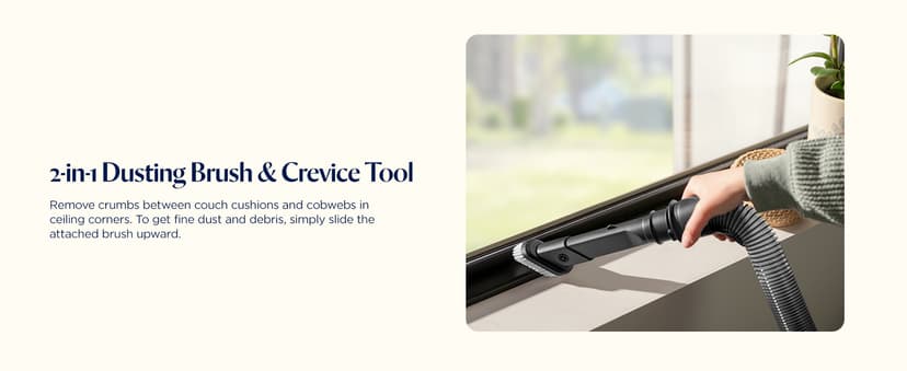 Bissell Pet Hair Eraser Allergen Lift-Off with Powerful Suction, HEPA, Tangle-Free Brush Roll, 39883