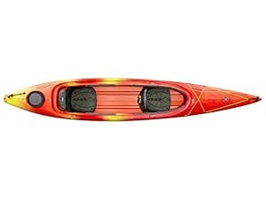 Perception Rambler | Sit on Top Tandem Kayak | Recreational Kayak for Two | Storage with Tie Downs