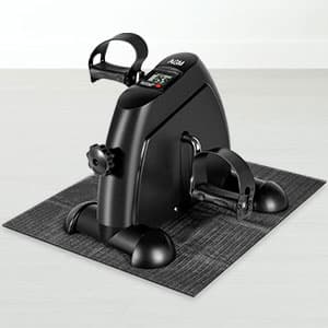 Mini Exercise Bike, AGM Under Desk Bike Pedal Exerciser Foot Cycle Arm & Leg Pedal Exerciser with LCD Screen Displays