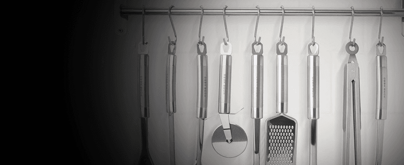 Home Hero 54 Pcs Stainless Steel Kitchen Utensils Set - Nonstick Stainless Steel Cooking Utensils Set - Heat Resistant Kitchen Essentials & Metal Kitchen Gadgets (54 Pcs)