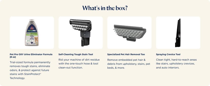 BISSELL Little Green Pet Pro Portable Carpet and Upholstery Deep Cleaner, Car/Auto Detailer with Self-Cleaning Tough Stain, Pet Hair Removal, Crevice Tool (3909)