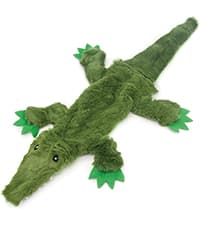 Best Pet Supplies 2-in-1 Stuffless Squeaky Dog Toys with Soft, Durable Fabric for Small, Medium, and Large Pets, No Stuffing for Indoor Play, Supports Active Biting and Play - 1Wild Duck, Small