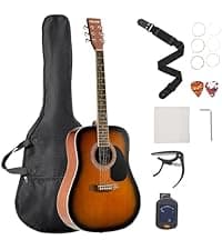 VEVOR Acoustic Guitar, Classical Guitar Starter Kit for Beginners, with Nylon Strings, Basswood Guitar, for Kids Adults Girls Boys Students