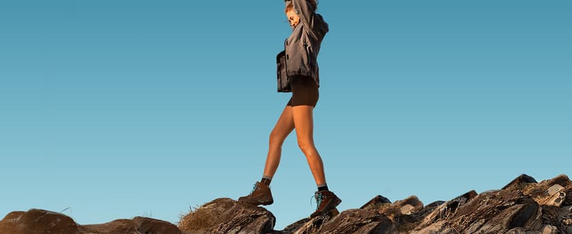 Foxelli Women’s Hiking Boots – Waterproof Lightweight Suede Leather Hiking Boots for Women with All-Day Comfort, Grip & Support for Trails, Travel & Outdoors