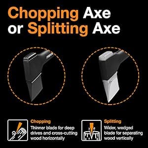 Fiskars X7 Small 14" Hatchet Axe with Sheath for Chopping Wood Kindling for Campfires, Outdoors & Camping, Insert-Molded Forged Steel Head, Low-Friction Blade, Shock Absorbing Handle & Non-Slip Grip
