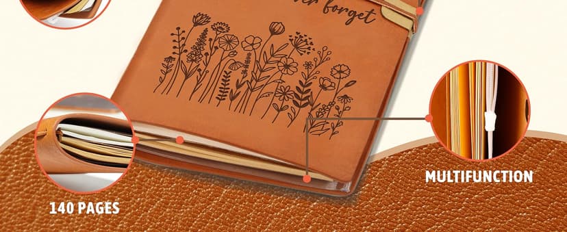 Birthday Gifts for Grandma, New Grandparent, Nana or Mimi, Leather Memory Journal Notebook Grandma Gifts, Cute Things My Grandkids Say & Do Journal Notebook B0GHRMHSN3