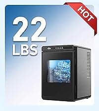 Silonn Ice Makers Countertop, 44lbs Per Day, 2 Ways to Add Water, Auto Self-Cleaning, Stainless Steel Ice Machine for Home Office Bar Party