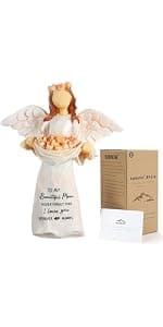 Retirement Gifts for Women, Happy Retirement Party Decorations, Retired Gifts for Teachers Coworkers Nurses Friends Sisters Retirement Gift for Woman, 5.5” Resin Angel Figurine - Retirement Gifts B0DF368QNW